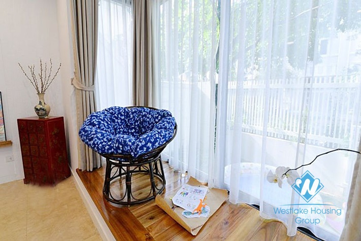 Gorgeous scandinavian style 4 bedrooms villa for rent in Tay Ho, Hanoi 